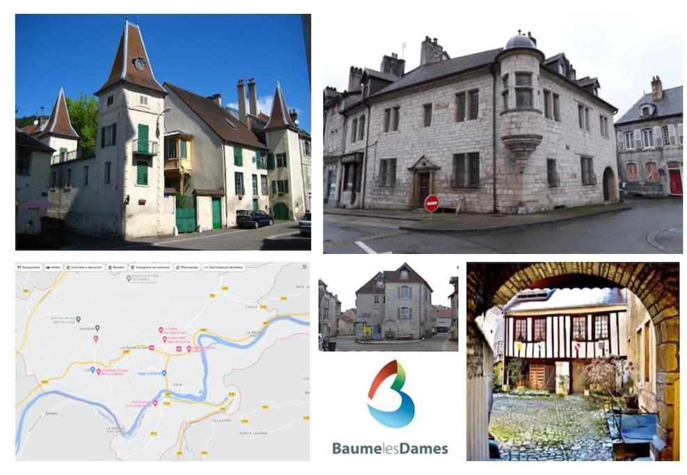 Appartement Meuble Duplex T3. Baume-les-Dames Eksteriør bilde